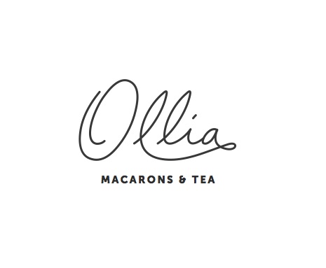 ollia logo Logo: Ollia Macarons and Tea